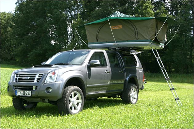 Isuzu D-Max mit Campingaufbau: Abenteurer-Mobil im Test Isuzu D-Max mit Campingaufbau: Abenteurer-Mobil im Test