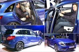 Die neue Mercedes B-Klasse auf der IAA: Erste Sitzprobe