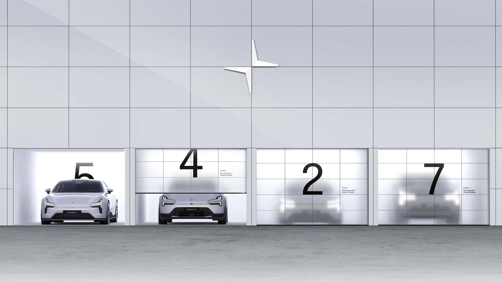 Teaser zur künftigen Modellpalette von Polestar Teaser zur künftigen Modellpalette von Polestar