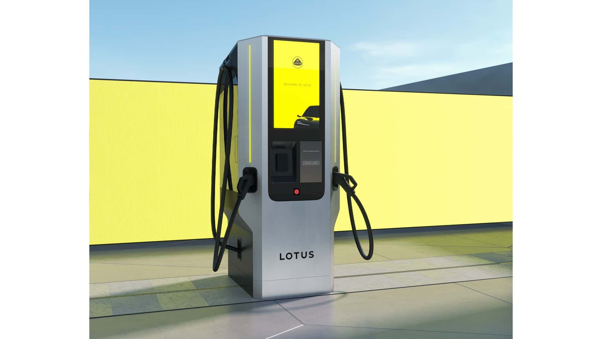 Lotus Flash Charger all-in-one, liquid-cooled DC charger Lotus Flash Charger all-in-one, liquid-cooled DC charger