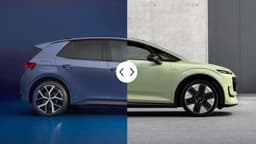 Vergleichsbild Audi A2 e-tron und VW ID.3 Neo Vergleichsbild Audi A2 e-tron und VW ID.3 Neo