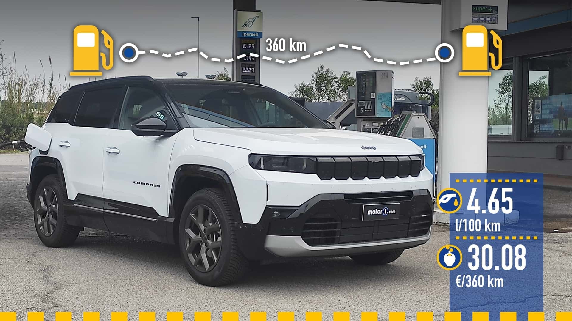 Jeep Compass mild hybrid (2026), la prova consumi Jeep Compass mild hybrid (2026), la prova consumi