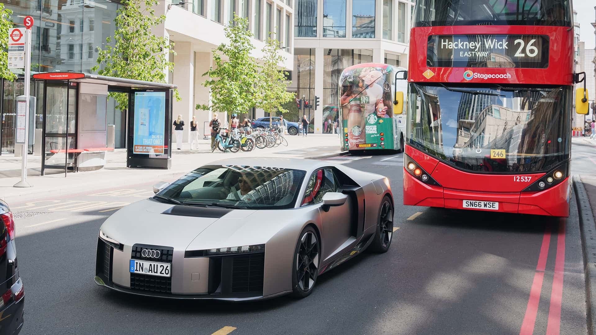 Audi Nuvolari arriva a Londra: debutto britannico prima di Goodwood Audi Nuvolari arriva a Londra: debutto britannico prima di Goodwood