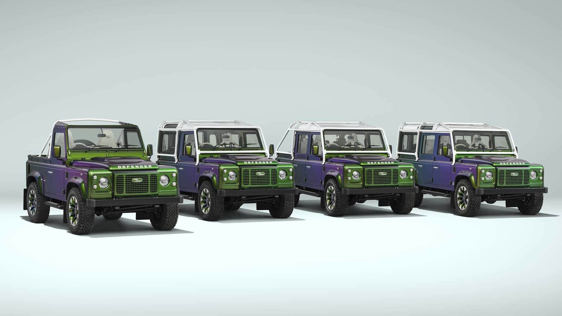 Land Rover Classic Defender V8 (2026) in Spectral Green Land Rover Classic Defender V8 (2026) in Spectral Green