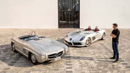 Mercedes-Benz Classic 300 SLS und SLR Stirling Moss im Fahrbericht Mercedes-Benz Classic 300 SLS und SLR Stirling Moss im Fahrbericht
