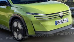 Peugeot 208 (2027), il render di Motor1.com Peugeot 208 (2027), il render di Motor1.com