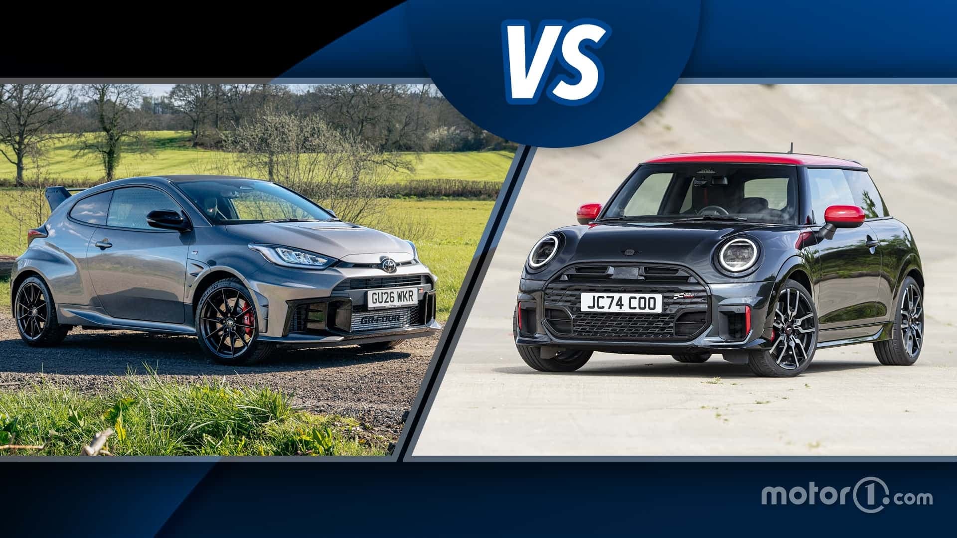 Toyota GR Yaris vs MINI JCW (2026) Toyota GR Yaris vs MINI JCW (2026)