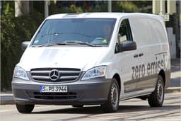 Mercedes Vito E-Cell: Unterwegs im leisen Lieferwagen Mercedes Vito E-Cell: Unterwegs im leisen Lieferwagen