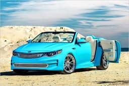 Kia rockt die SEMA-Show: Edles Optima-Cabrio und drei krasse Offroader auf der Tuning-Messe in Las Vegas Kia rockt die SEMA-Show: Edles Optima-Cabrio und drei krasse Offroader auf der Tuning-Messe in Las Vegas