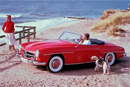 Mercedes 190 SL darf künftig bei der Mille Miglia mitfahren Mercedes 190 SL darf künftig bei der Mille Miglia mitfahren