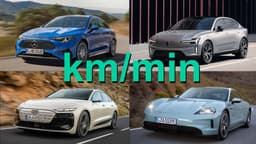 Collage mit vier Spitzenreitern beim Reichweite-Nachladen Collage mit vier Spitzenreitern beim Reichweite-Nachladen