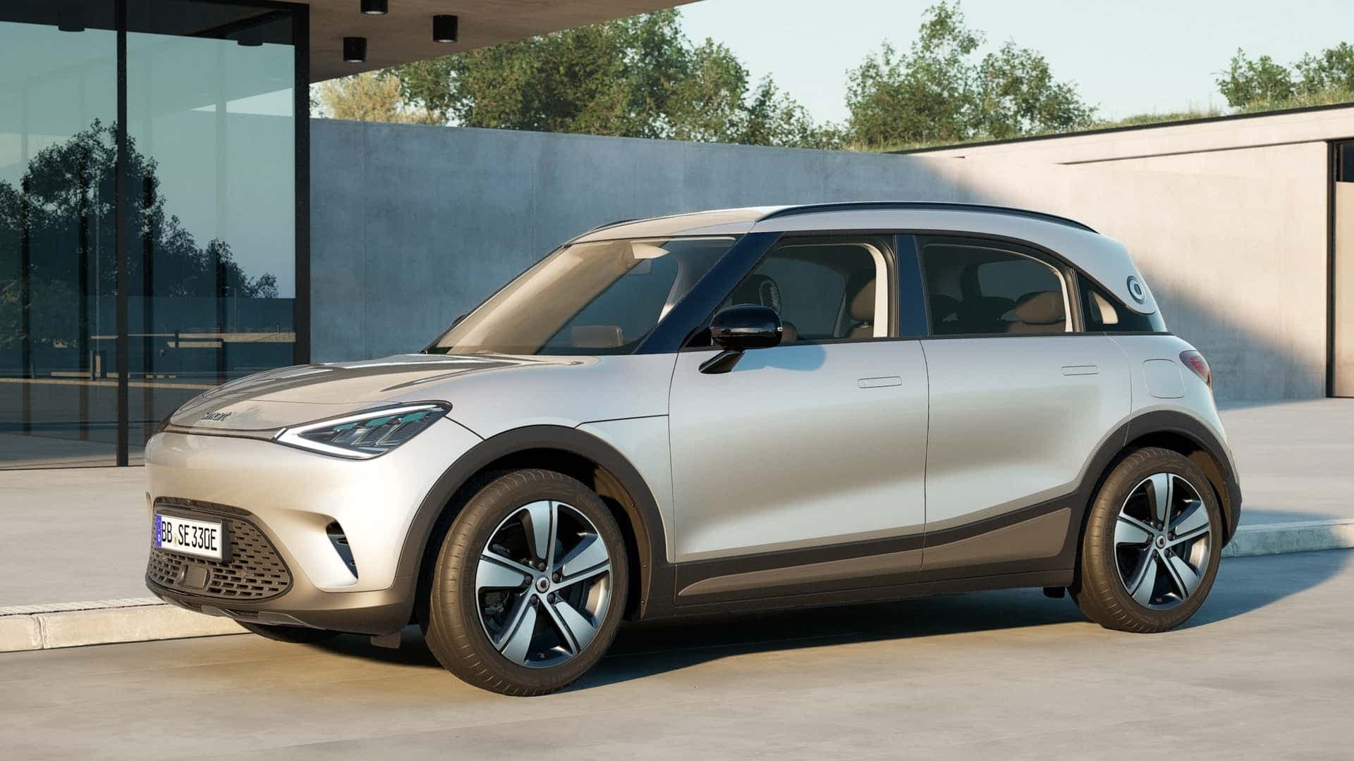 Smart #1 Pure (2024): Ansicht von schräg vorne Smart #1 Pure (2024): Ansicht von schräg vorne