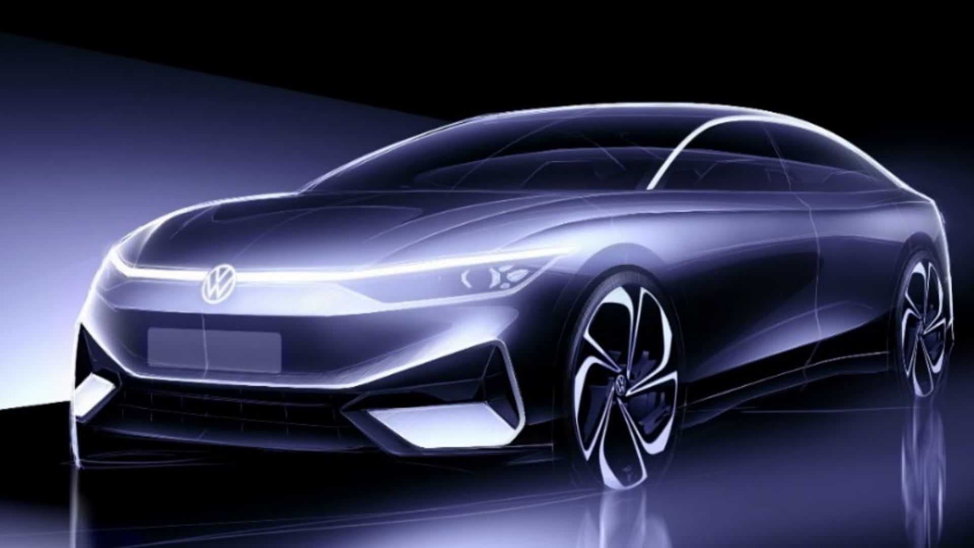 VW ID. Aero: Die Studie wird im April in Peking gezeigt VW ID. Aero: Die Studie wird im April in Peking gezeigt
