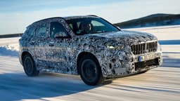 2023 BMW iX1 camouflaged prototype in Sweden 2023 BMW iX1 camouflaged prototype in Sweden