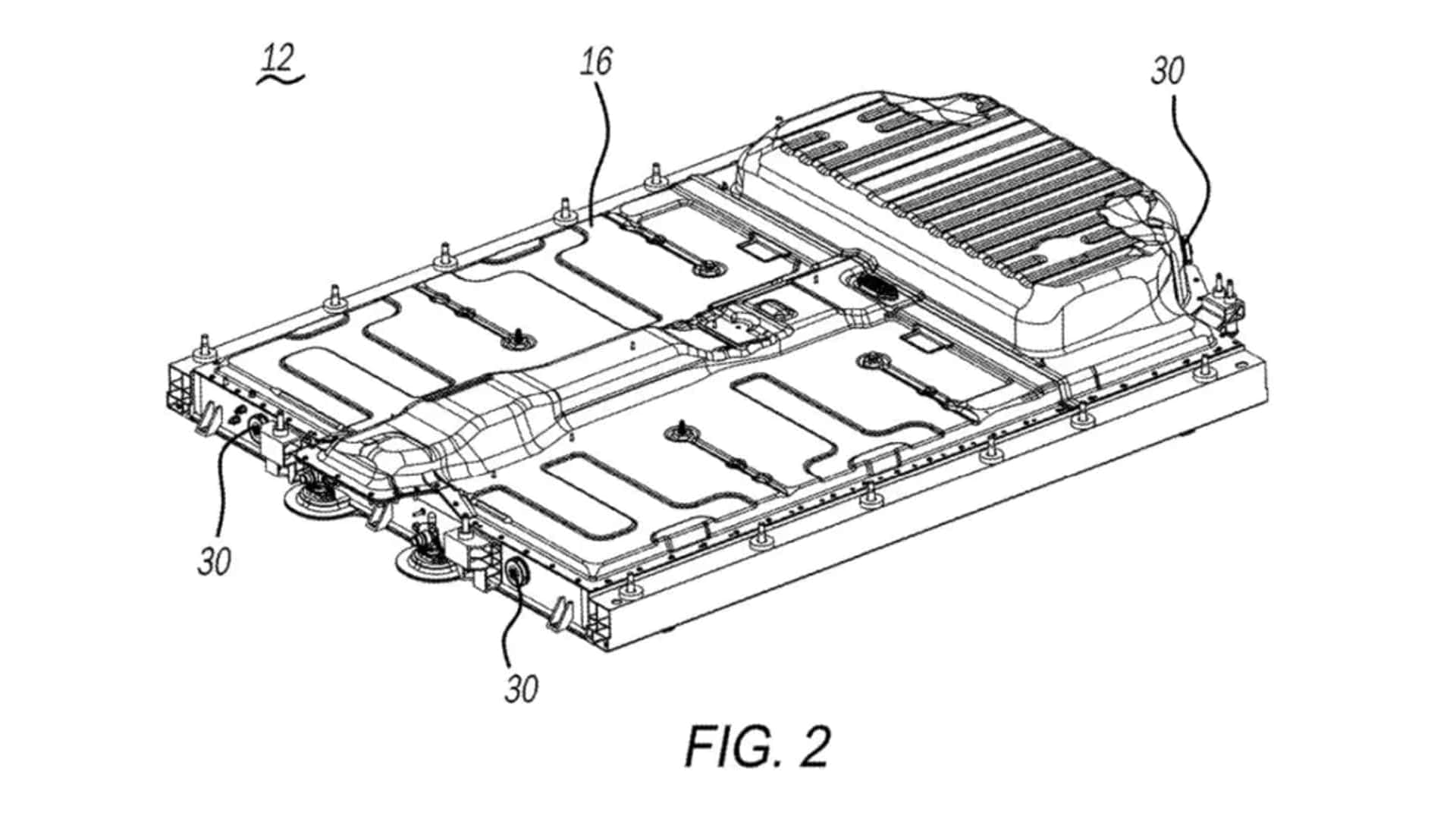 Die von Stellantis patentierte Batterie mit Schaumlöschsystem (übernommen von InsideEVs Italien) Die von Stellantis patentierte Batterie mit Schaumlöschsystem (übernommen von InsideEVs Italien)