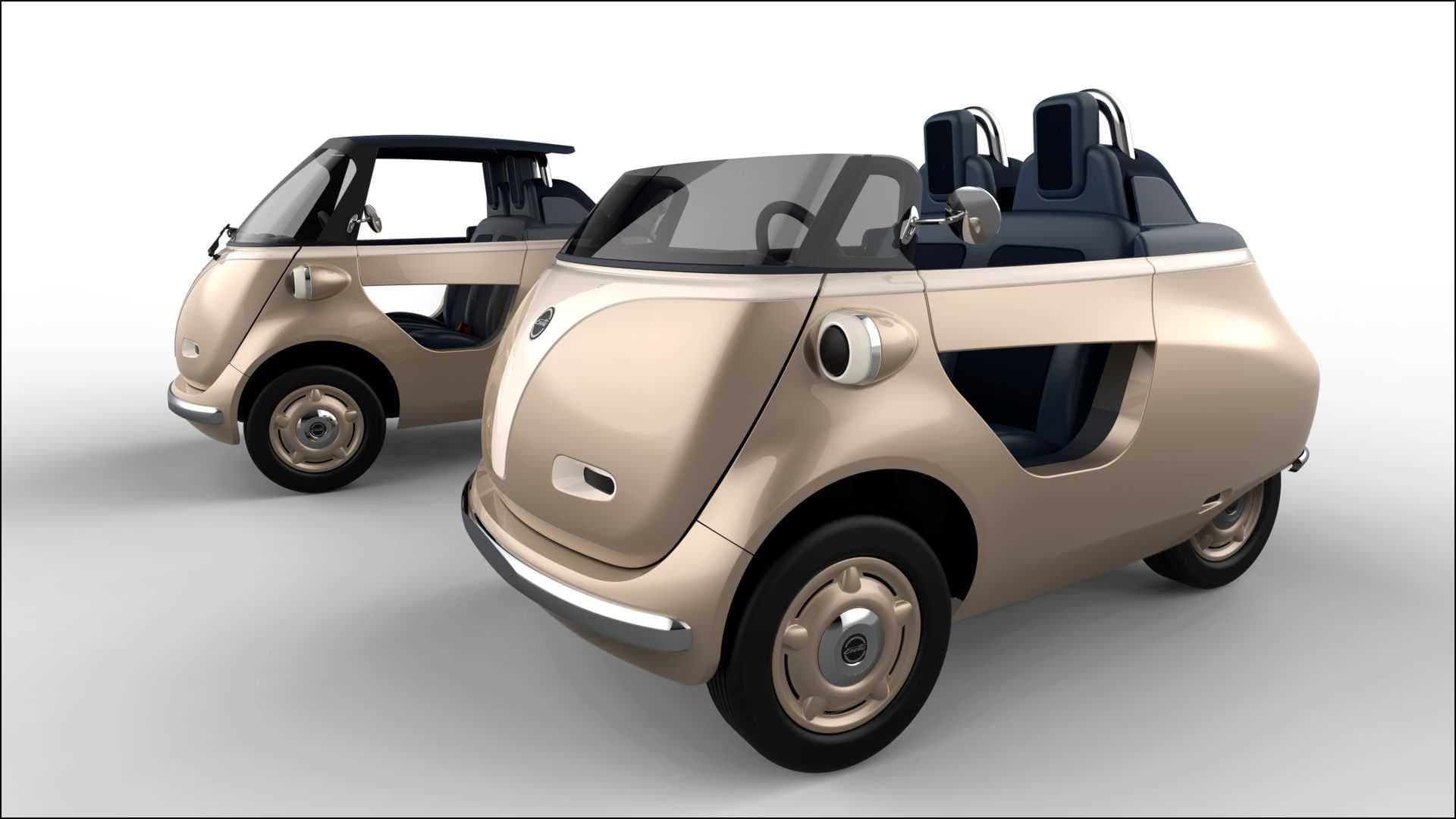 Electric Brands Evetta Openair mit halbhoher und mit normaler Windschutzscheibe Electric Brands Evetta Openair mit halbhoher und mit normaler Windschutzscheibe