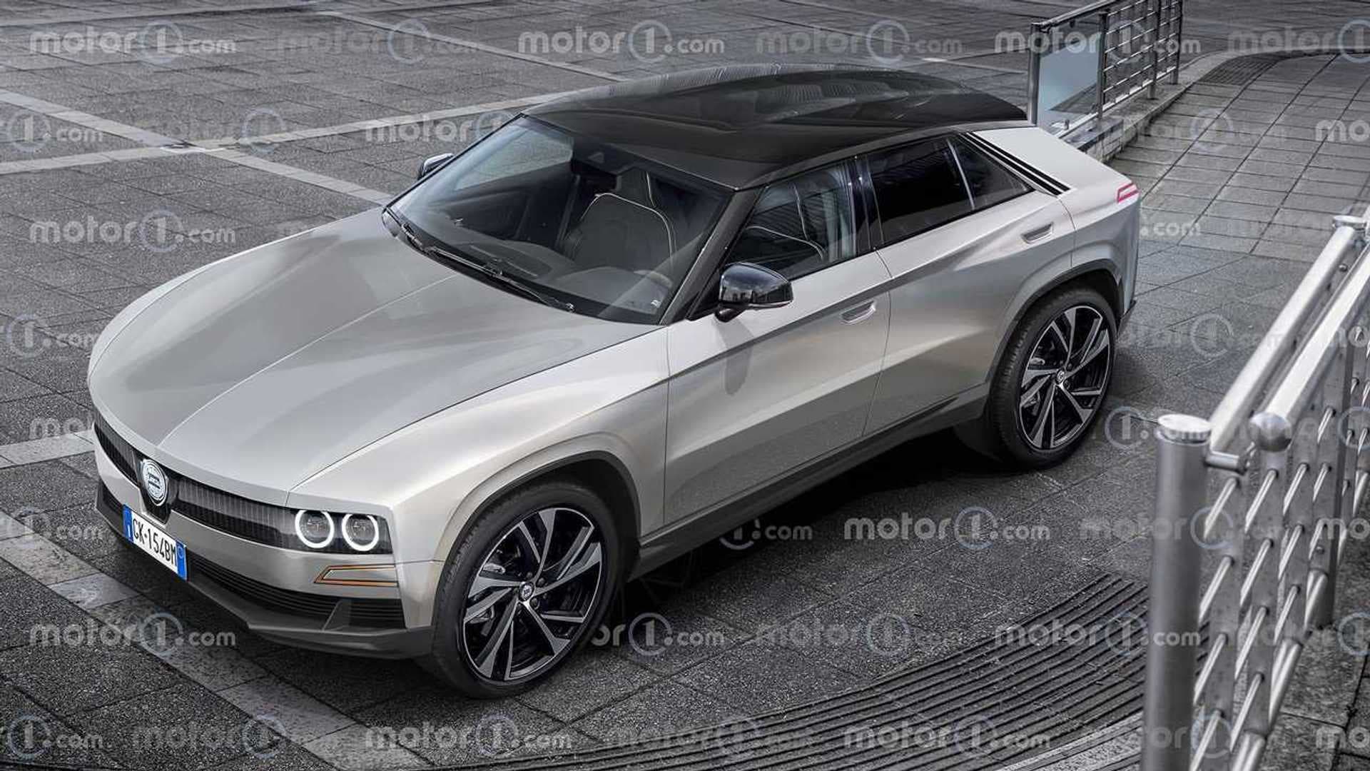 Lancia crossover (2026), il render Lancia crossover (2026), il render