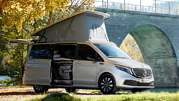 Mercedes-Benz EQV Camper Side Angle Top Up Mercedes-Benz EQV Camper Side Angle Top Up