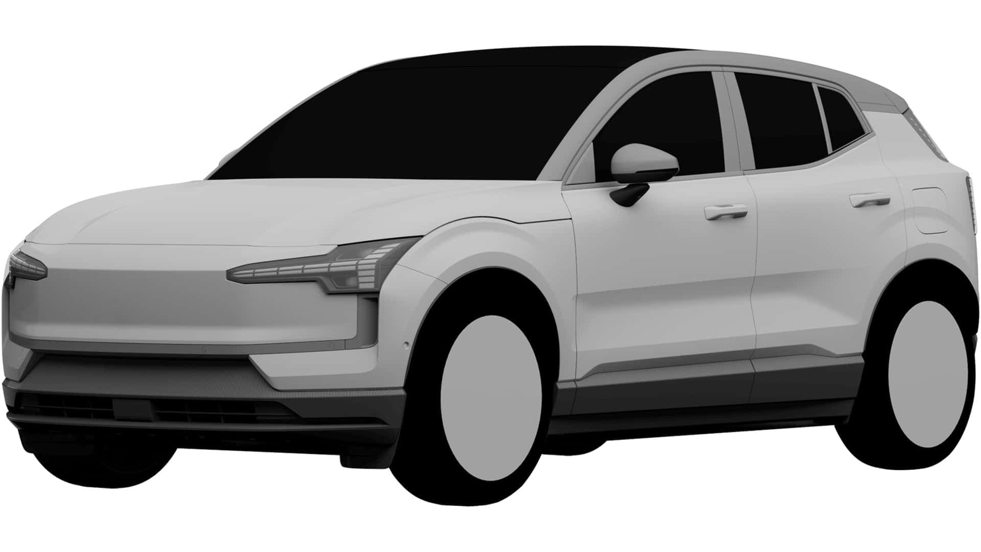 Volvo EX30 leaked patent image Volvo EX30 leaked patent image