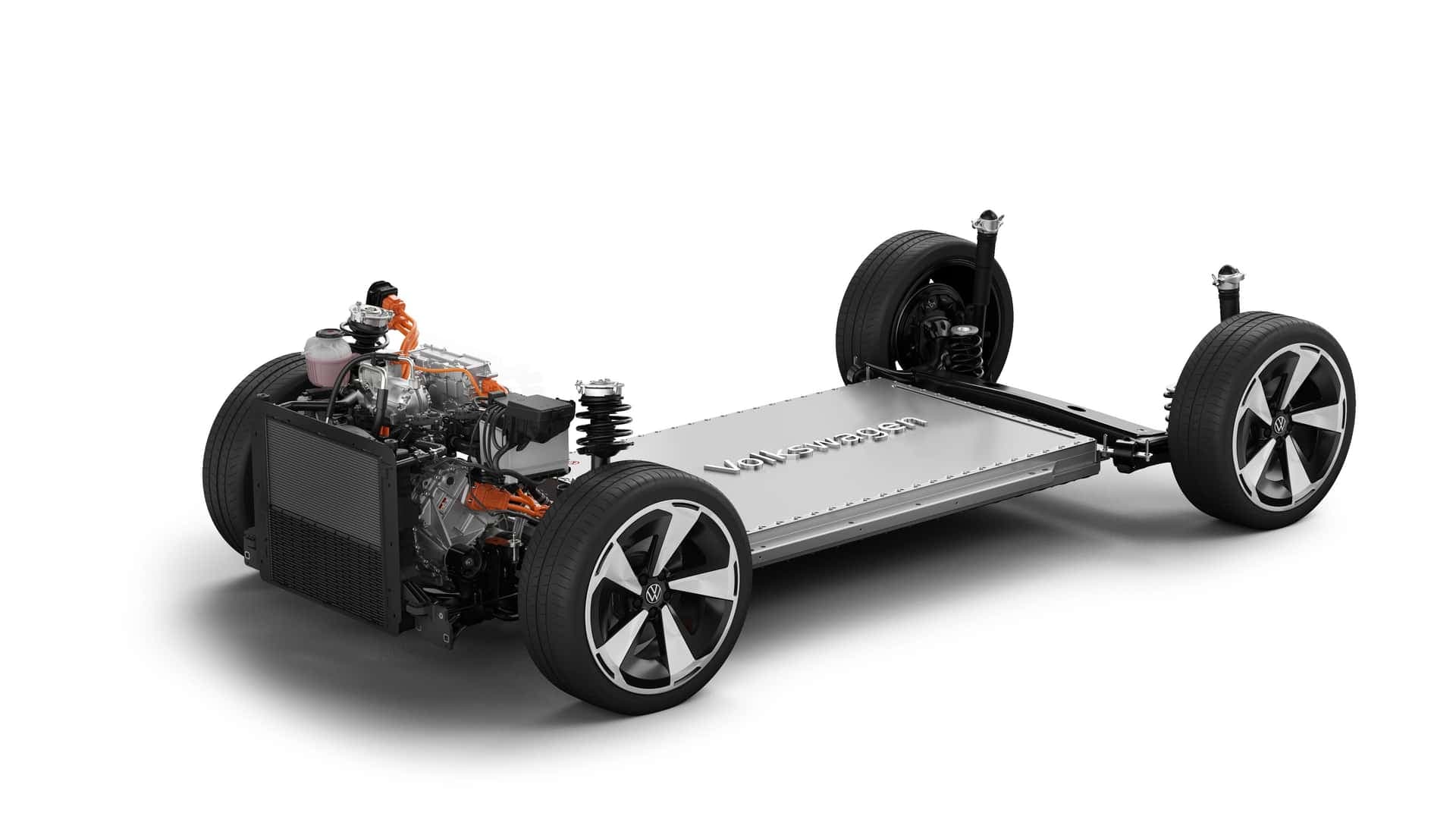 Plattform des VW ID. 2all (MEB mit Frontantrieb) Plattform des VW ID. 2all (MEB mit Frontantrieb)