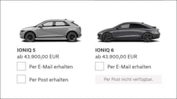 Hyundai Ioniq 6 und Ioniq 5 Preis Hyundai Ioniq 6 und Ioniq 5 Preis