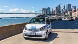 Smart Fortwo als NYPD-Polizeifahrzeug Smart Fortwo als NYPD-Polizeifahrzeug