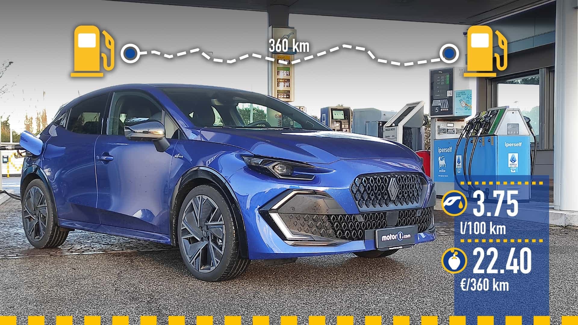 Renault Clio full hybrid (2026), la prova consumi Renault Clio full hybrid (2026), la prova consumi