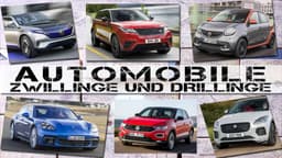 Autos mit gleicher Plattform (Collage) Autos mit gleicher Plattform (Collage)