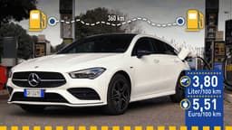 Mercedes CLA 250 e Shooting Brake (2021) im Verbrauchstest Mercedes CLA 250 e Shooting Brake (2021) im Verbrauchstest