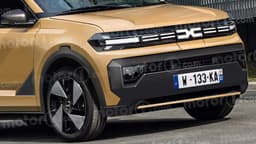 Dacia Spring (2026), il render di Motor1.com Dacia Spring (2026), il render di Motor1.com