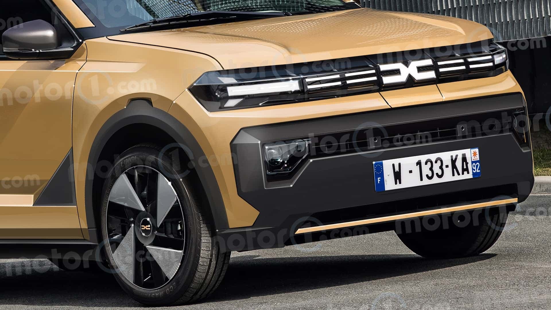 Dacia Spring (2026), il render di Motor1.com Dacia Spring (2026), il render di Motor1.com