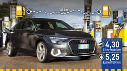 Audi A3 Limousine 35 TFSI (2020) im Verbrauchstest Audi A3 Limousine 35 TFSI (2020) im Verbrauchstest