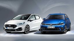 Ford Fiesta (2022) vs. VW Polo (2021) Ford Fiesta (2022) vs. VW Polo (2021)