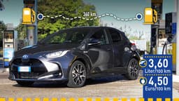 Toyota Yaris Hybrid (2020) im Verbrauchstest Toyota Yaris Hybrid (2020) im Verbrauchstest