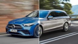Mercedes C-Klasse neu und alt im Vergleich Mercedes C-Klasse neu und alt im Vergleich