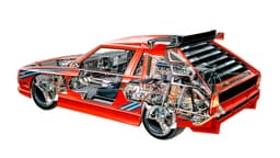 Lancia ECV prototipo 1986, la meccanica Lancia ECV prototipo 1986, la meccanica