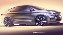 Skoda Teases Enyaq Coupe iV teaser Skoda Teases Enyaq Coupe iV teaser