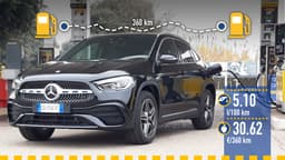 Mercedes GLA ibrida plug-in, la prova consumi Mercedes GLA ibrida plug-in, la prova consumi