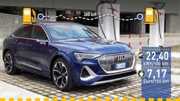 Audi e-tron S Sportback (2021) im Verbrauchstest Audi e-tron S Sportback (2021) im Verbrauchstest