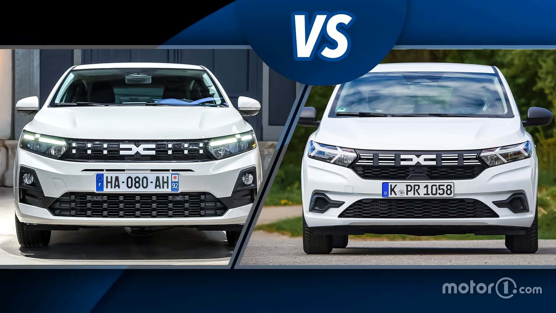 Dacia Sandero (2026) vs. Dacia Sandero (2023) Dacia Sandero (2026) vs. Dacia Sandero (2023)