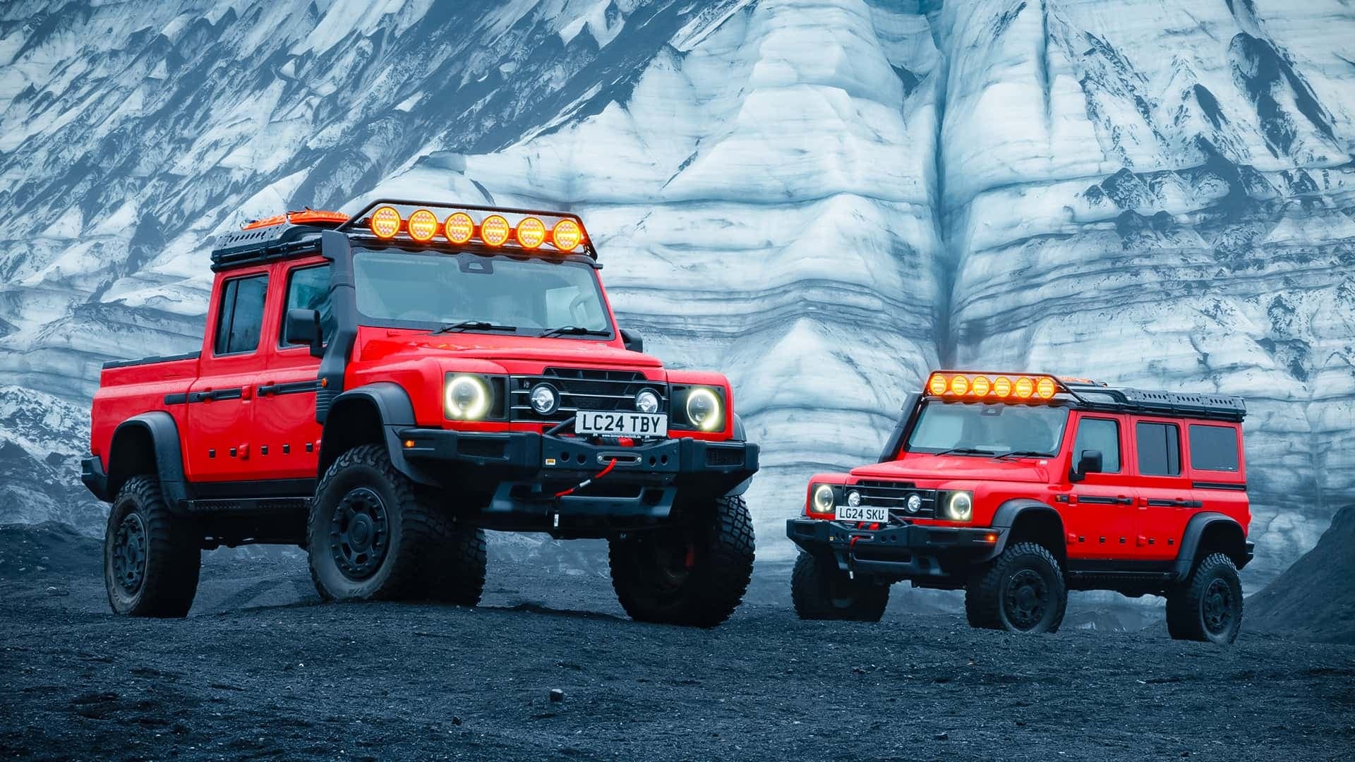 Ineos zeigt Portalachsen-Grenadier beim FAT Ice Race Ineos zeigt Portalachsen-Grenadier beim FAT Ice Race