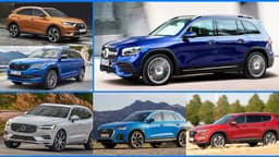 Mercedes GLB und seine Rivalen (Collage) Mercedes GLB und seine Rivalen (Collage)