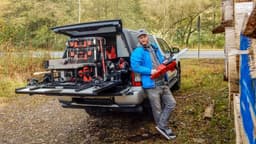 Mitsubishi L200 (2021) mit Milwaukee-Handwerkerausbau Mitsubishi L200 (2021) mit Milwaukee-Handwerkerausbau