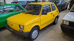 Der letztgebaute Fiat 126 aus dem Jahr 2000 Der letztgebaute Fiat 126 aus dem Jahr 2000