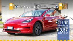 Tesla Model 3 (2020) im Verbrauchstest Tesla Model 3 (2020) im Verbrauchstest