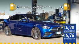 Mercedes C-Klasse C 220 d (2022) im Verbrauchstest Mercedes C-Klasse C 220 d (2022) im Verbrauchstest