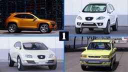 Seats SUVs und SUV-Designstudien (Collage) Seats SUVs und SUV-Designstudien (Collage)