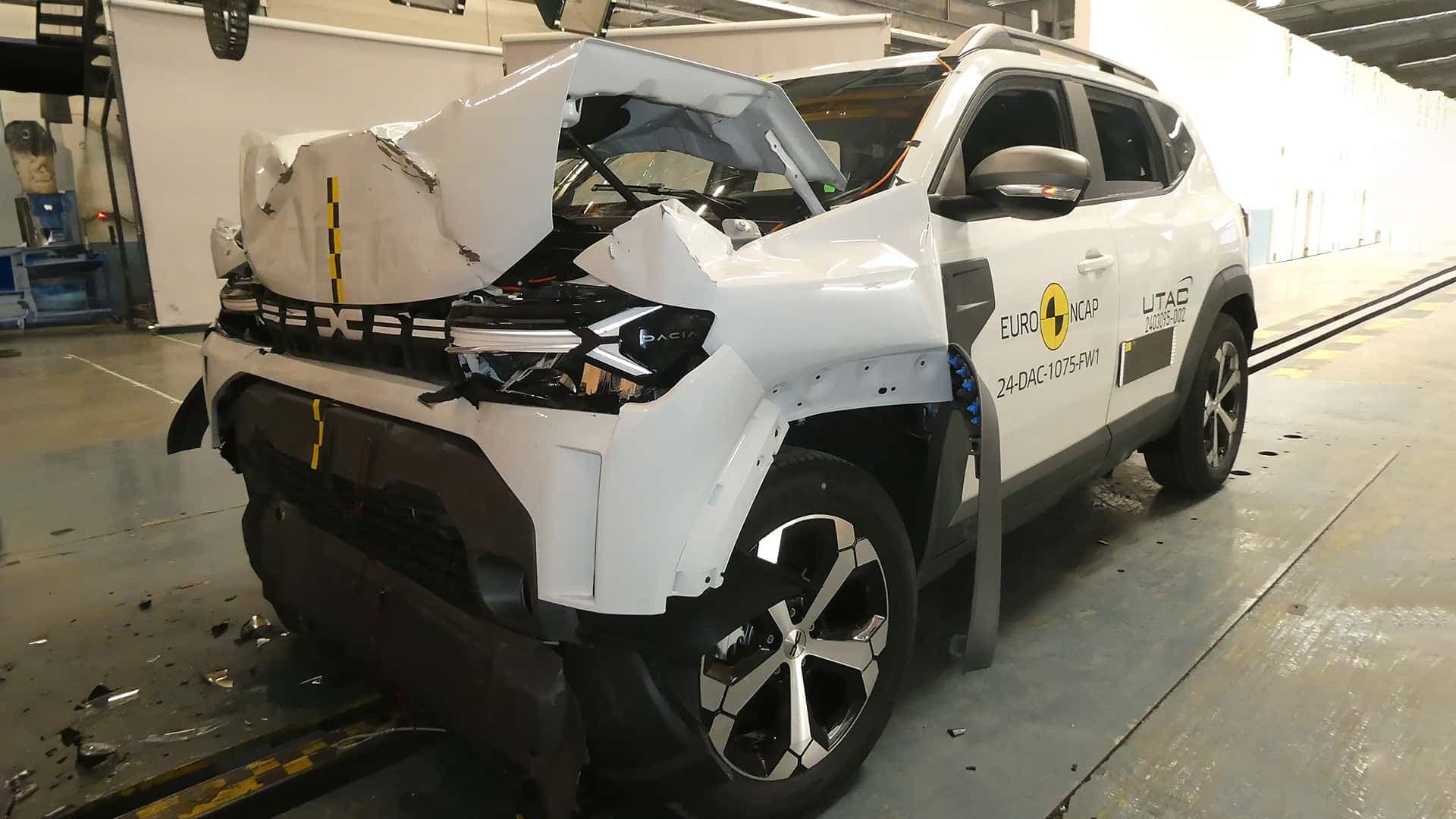 Neuer Dacia Duster im EuroNCAP-Crashtest (Juli 2024) Neuer Dacia Duster im EuroNCAP-Crashtest (Juli 2024)