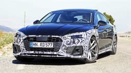 Audi A5 Sportback facelift spy photo Audi A5 Sportback facelift spy photo