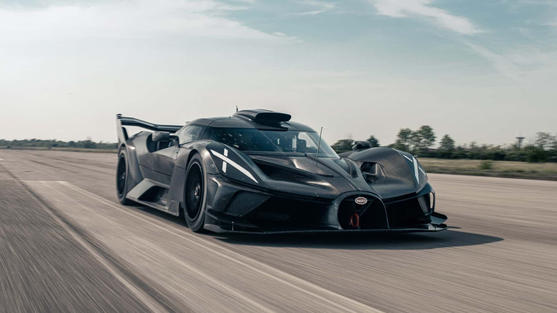 Bugatti Bolide bei Werkstests (2023) Bugatti Bolide bei Werkstests (2023)